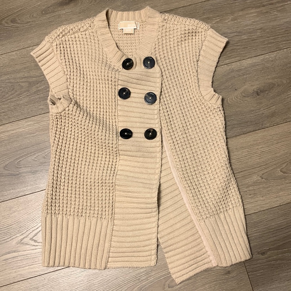 Michael Kors sleeveless cardigan